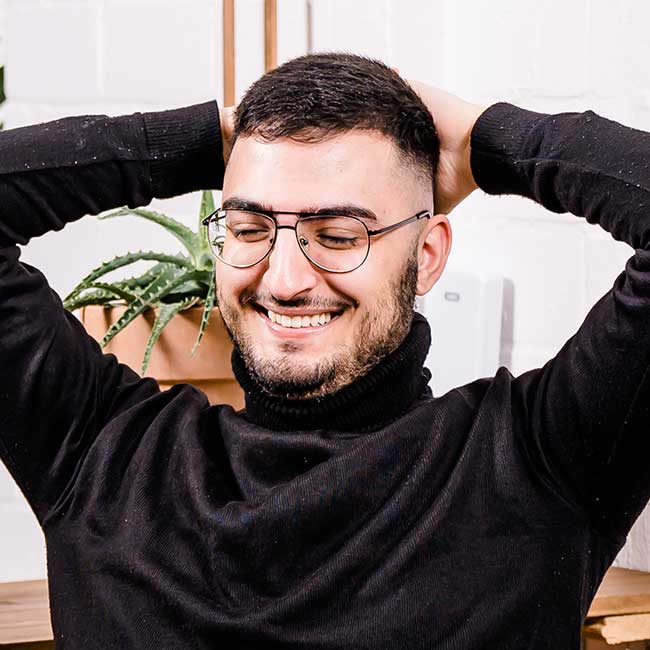 Zufriedene Kunde des CoworkingSpace in Düren Kreuzau